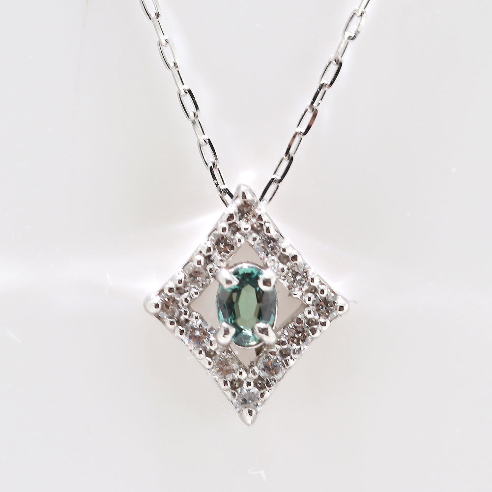 【 ys.neko様専用】アレキサンドライト ネックレス スライドチェーン付き