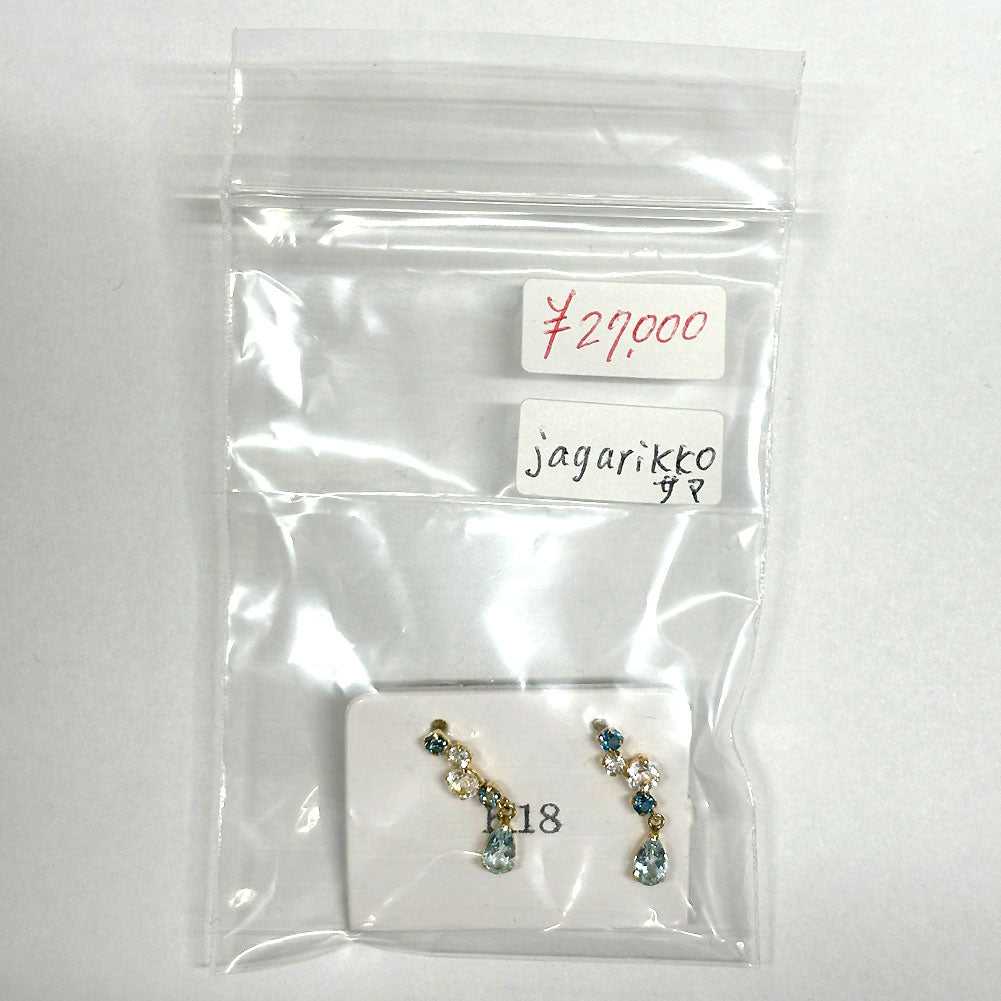 【jagarikko様専用】18金 トパーズピアス 1ペア