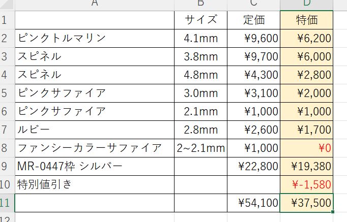 【kittenyukanya54様専用】ルース各種 ピントル仕立て mr-0447 シルバー ダイヤ ピンクコーティング
