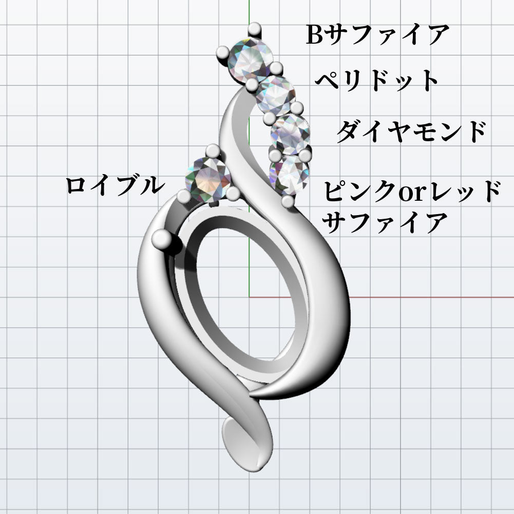 【full_moon.62627様専用】10金 オパール オーダーペンダント メレ特殊配置 mh-0360改作