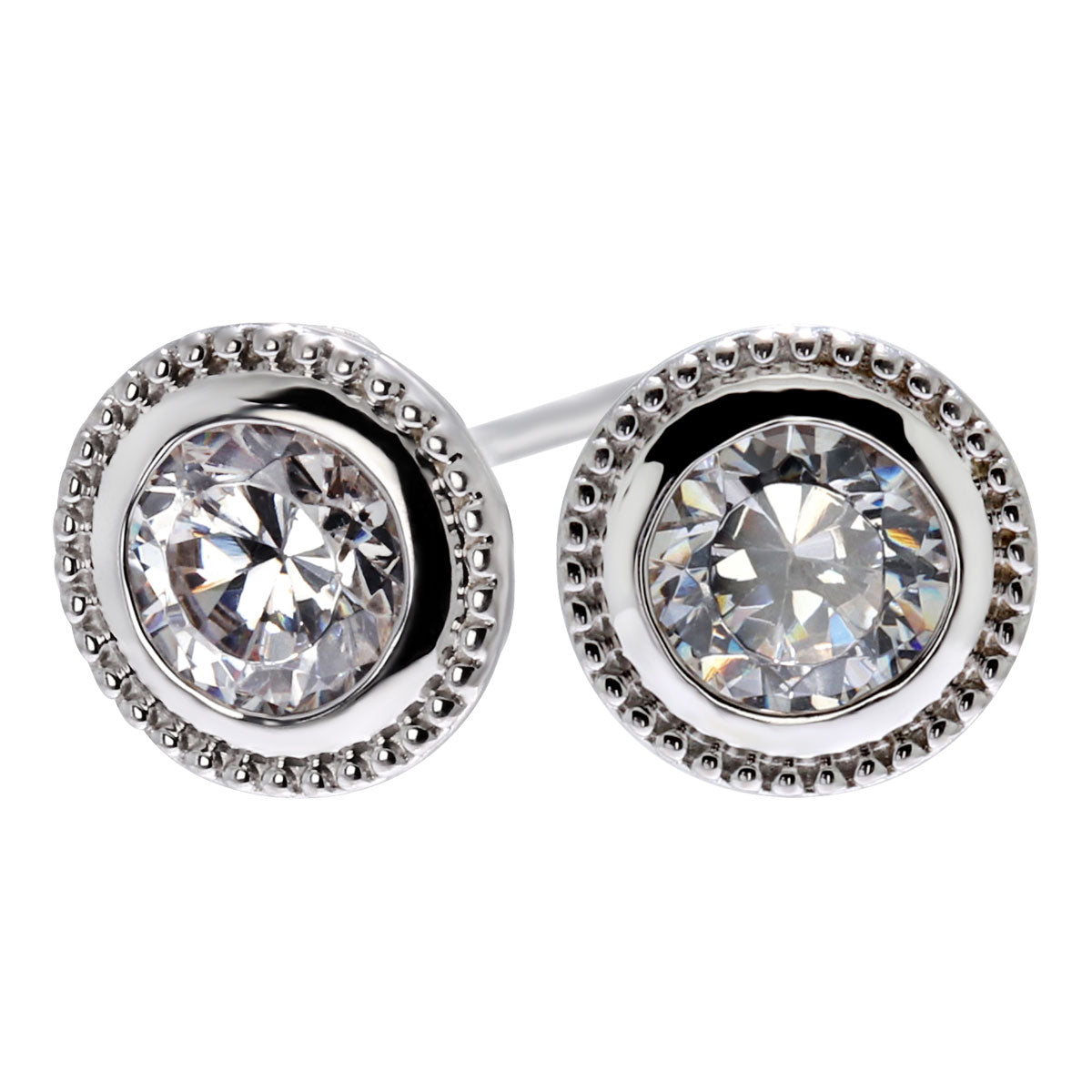 ダイヤモンド ピアス 鑑定書 一粒ダイヤ 0.25ct SI VS VVS スタッドピアス 18金 プラチナ 両耳用 レディース ミル調 シンプル 大人ジュエリー 高級 特別 (品番 mp-0005-4-cgl-l)