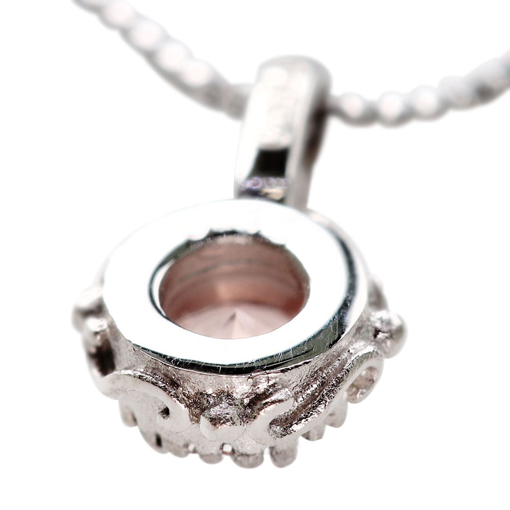 ロードクロサイト ネックレス 一粒 希少石 プラチナ アンティーク調 レディース インカローズ 女性 ペンダント 大人 おしゃれ 彼女 妻 プレゼント (品番 mpn-0037-rhodochrosite-pt)