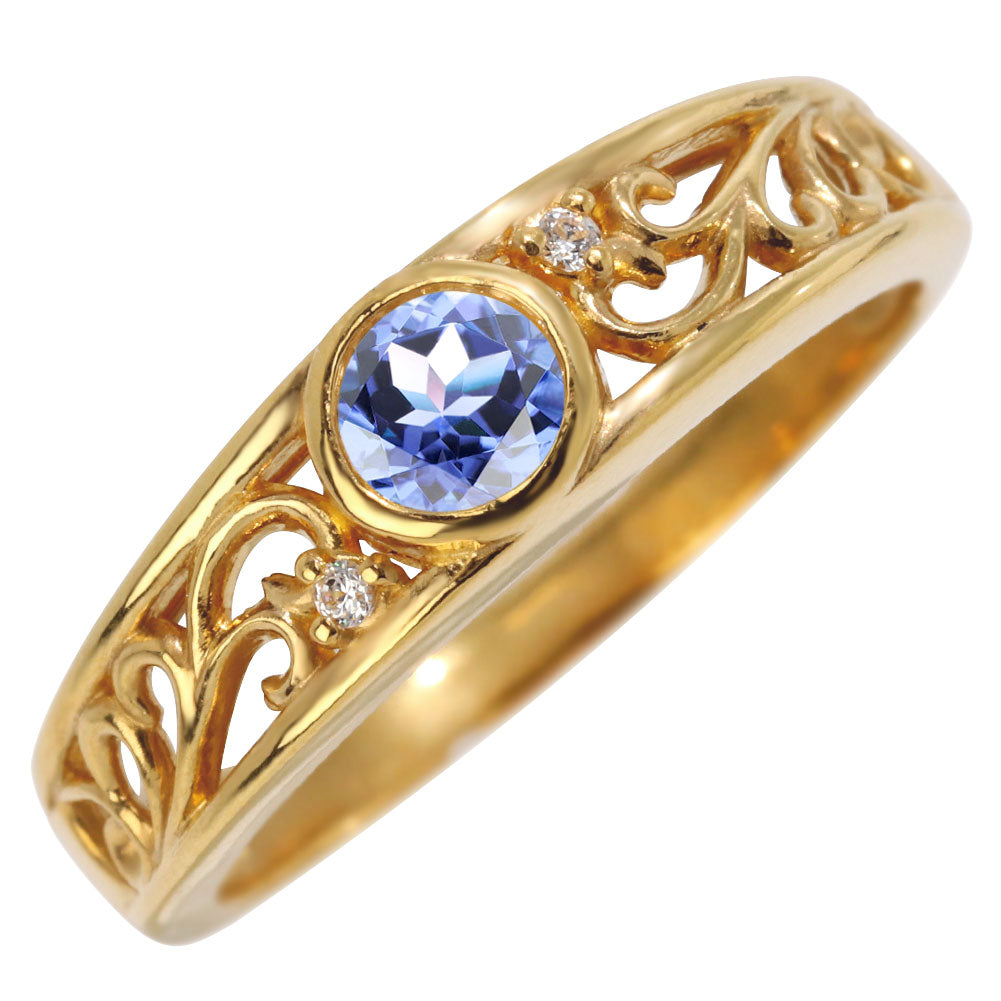 24金 指輪 レディース K24 純金リング 唐草 アラベスク 地金 誕生石 選べる 4mm 天然石 ゴールド 女性 大人 上品 高級 資産 お祝い 母の日 工房直販 (品番 mr-0020-k24)