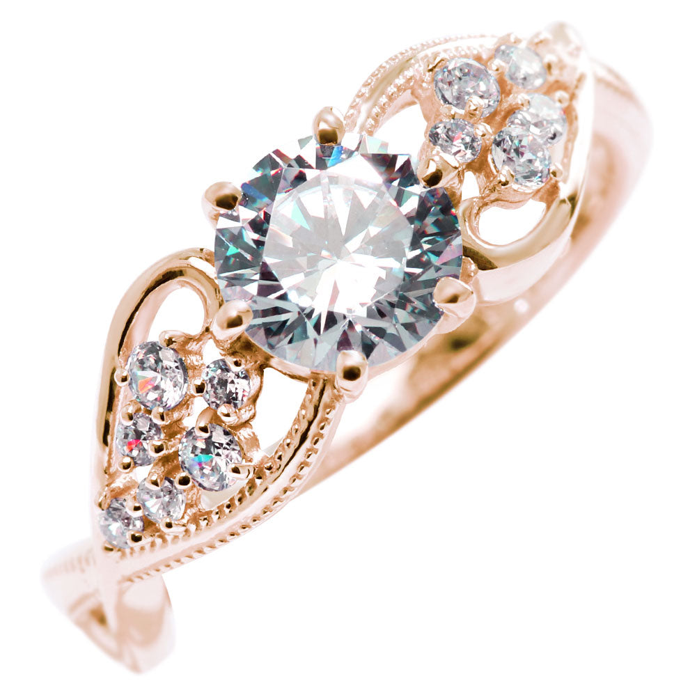 大粒 リング 6mm レディース 指輪 選べるルース 天然石 ハート ジュエリー S字デザイン 彼女 人気 おすすめ バースデー ご褒美 クリスマス プレゼント(品番 mr-0482)