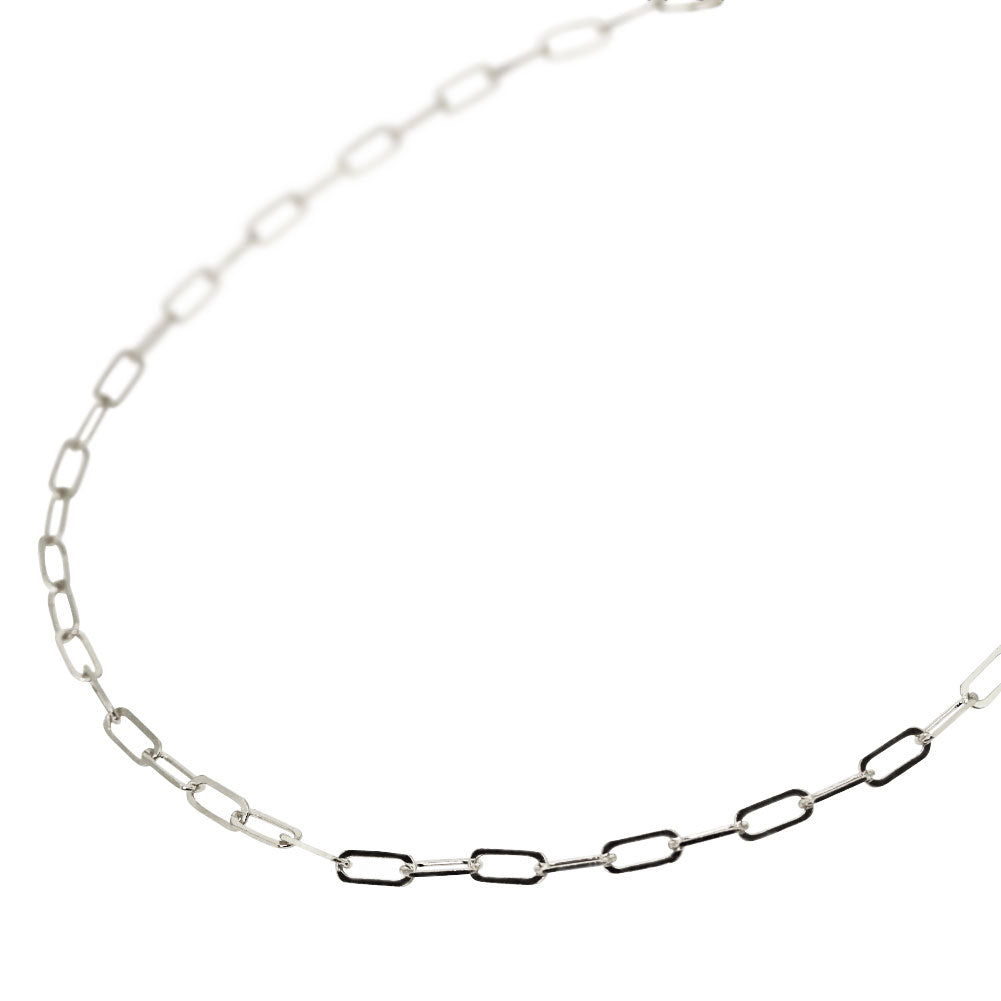 ブレスレット メンズ 純プラチナ ペーパークリップ チェーンブレスレット チェーン 幅2.2mm プラチナ999 ユニセックス pt999 メンズブレスレット (品番 p-c-b-pt-m)