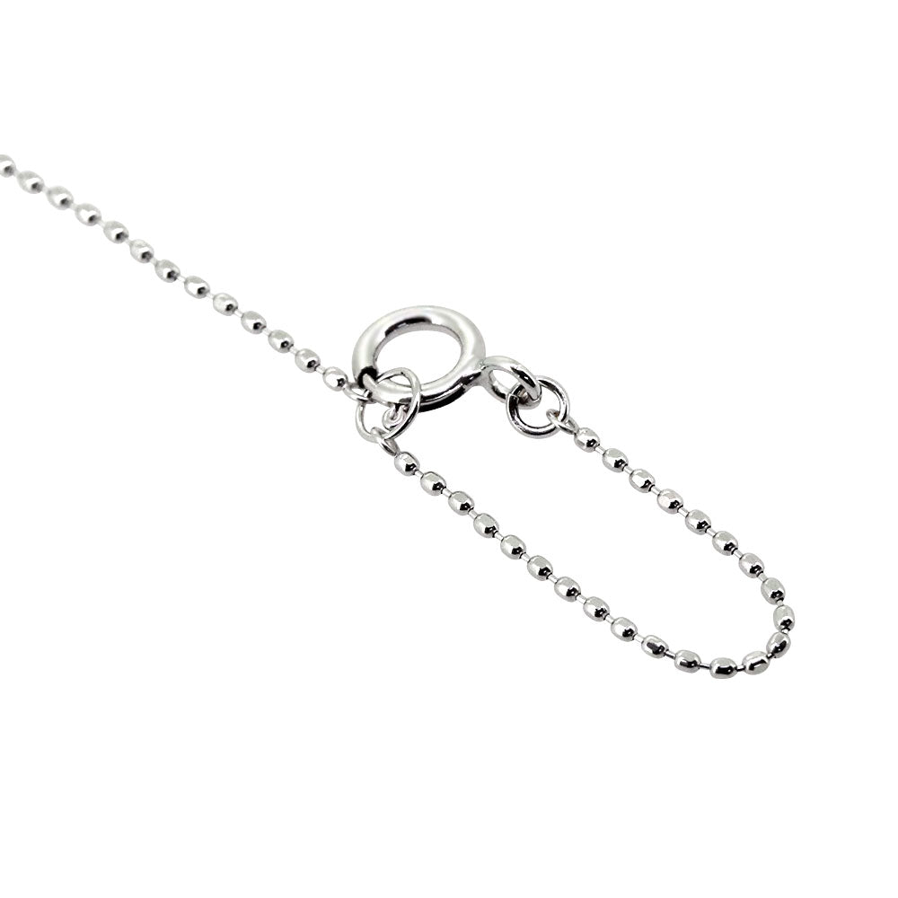 カットボールチェーン K10 K18 PT850 ネックレスチェーン チェーンのみ 40cm 0.8mm アジャスターカン付き レディース チェーン