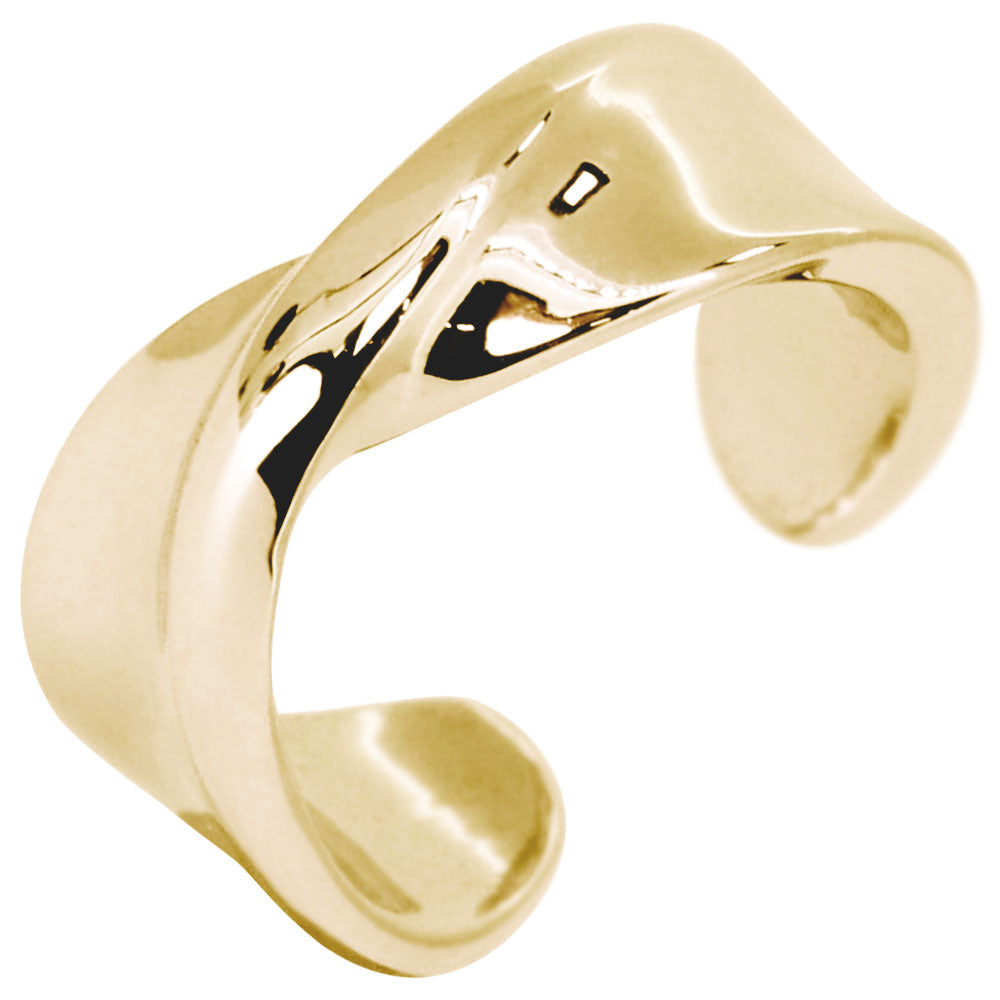 ノンホールピアス イヤーカフ レディース ツイスト シンプル 片耳用 重ね付け イヤカフ K10 K18 PT900 (品番 me-0047)