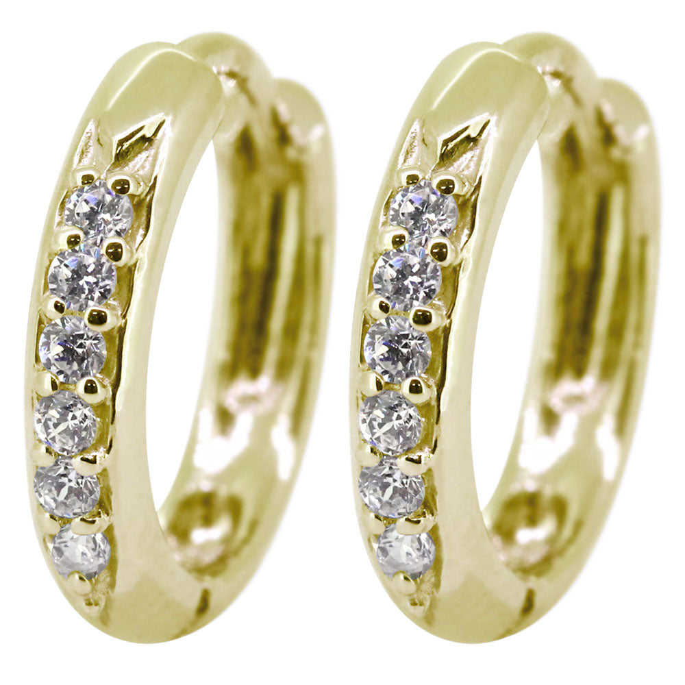 レディース フープピアス ダイヤモンド ピアス 4月 誕生石 天然石 シンプル 中折れ式 フープ 両耳 k10 k18 pt900 sv925 (品番 mp-0162-4-l)