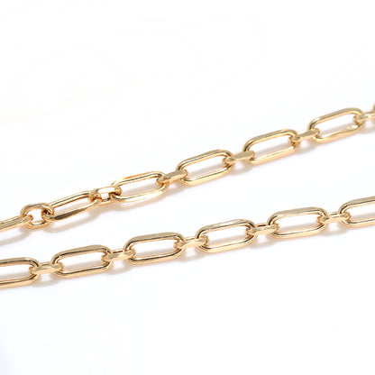 K18YG ブレスレット メンズ 小豆チェーン 18金 組み合わせ パーツ ショート＆ロング チェーン 地金 あずき  ブレス 男性 大人 つけっぱなし (品番 azuki-sl-h-065-18-k18-m)