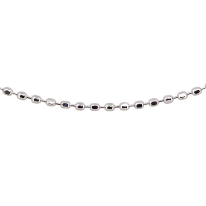 カットボールチェーン K10 K18 PT850 ネックレスチェーン チェーンのみ 40cm 0.8mm アジャスターカン付き  レディース チェーン (品番 cutball-08-chain)