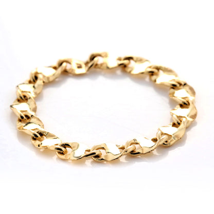 エクレア チェーン リング イエローゴールド 指輪 K18YG 18金 K18 レディース ユニセックス 地金 シンプル 定番 ペア お揃い 贈り物 イタリア製 (品番 ekurea-r-065-k18)