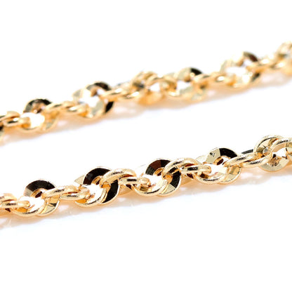 18金 ブレスレット メンズ 中空 イリーデ K18YG イエローゴールド 金属アレルギー対応 地金 ブレス シンプル 男性 大人 普段使い おすすめ (品番 iride-h-030-18-k18-m)