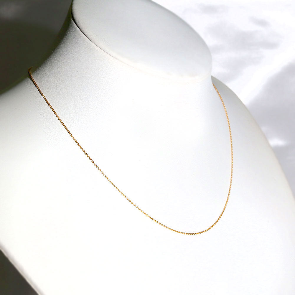 K24 メンズ ネックレス 丸小豆 チェーン 45cm 純金 24金 スライド式 丸あずき 地金 ボーナス ご褒美 おすすめ カジュアル 普段使い (品番 jpc-ma30-k24-m)