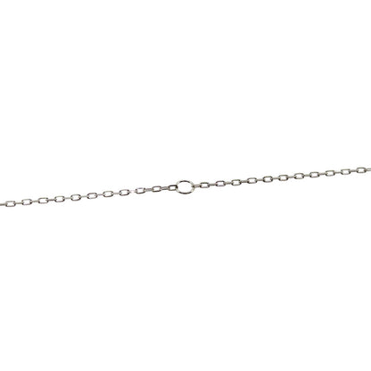 ネックレス チェーンのみ レディース 角小豆チェーン pt850 18k 10k レディースチェーン 40cm 0.24mm (品番 kakuazuki-024-chain)