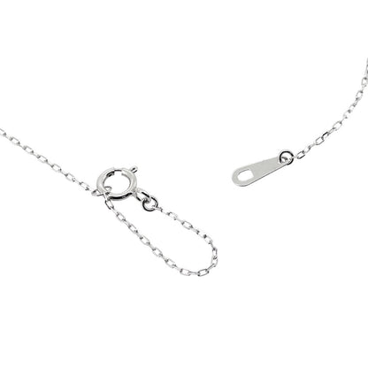 ネックレス チェーンのみ レディース 角小豆チェーン pt850 18k 10k レディースチェーン 40cm 0.24mm (品番 kakuazuki-024-chain)