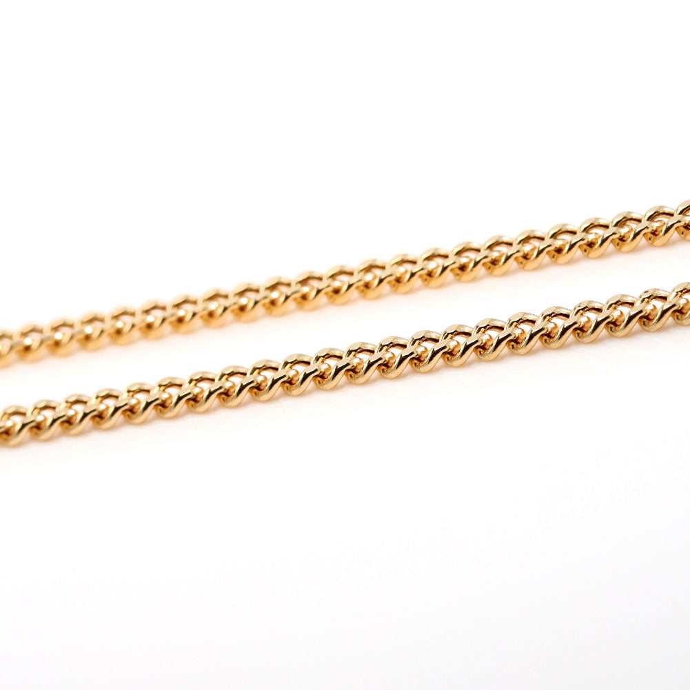 18金 ネックレス メンズ 喜平 中空 チェーンのみ K18 ゴールド チェーンネックレス 細い おしゃれ メンズネックレス  男性 シンプル 普段使い 父の日 (品番 kihei-050-k18-m)