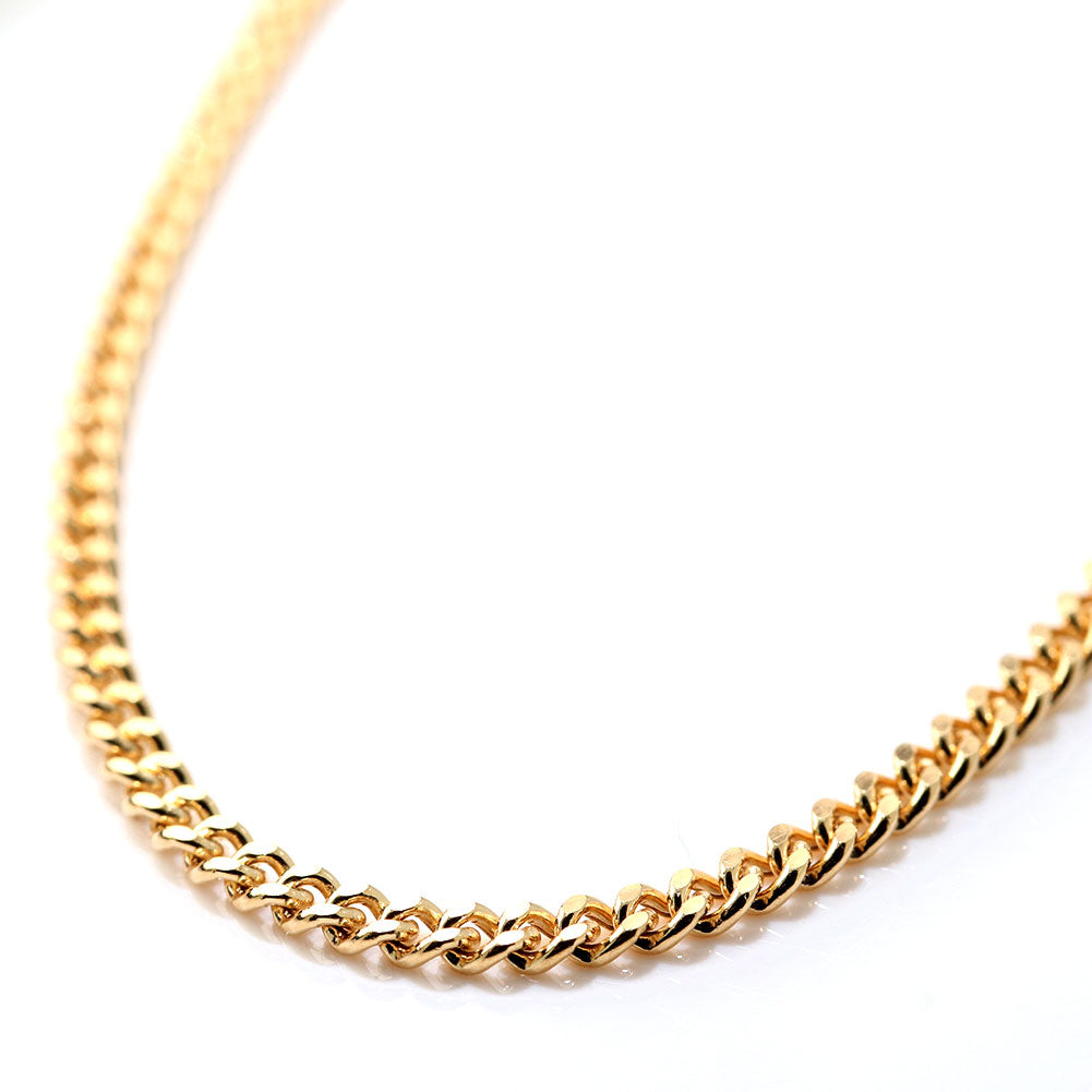 喜平 ネックレス 18金 中空 チェーン K18 ゴールド 2.0mm キヘイ メンズ レディース ネックレス シンプル ユニセックス 細い チェーン おしゃれ (品番 kihei-050-k18-l)