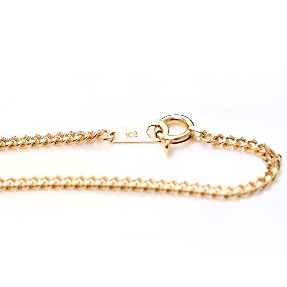 喜平 ネックレス 18金 中空 チェーン K18 ゴールド 2.0mm キヘイ メンズ レディース ネックレス シンプル ユニセックス 細い チェーン おしゃれ (品番 kihei-050-k18-l)