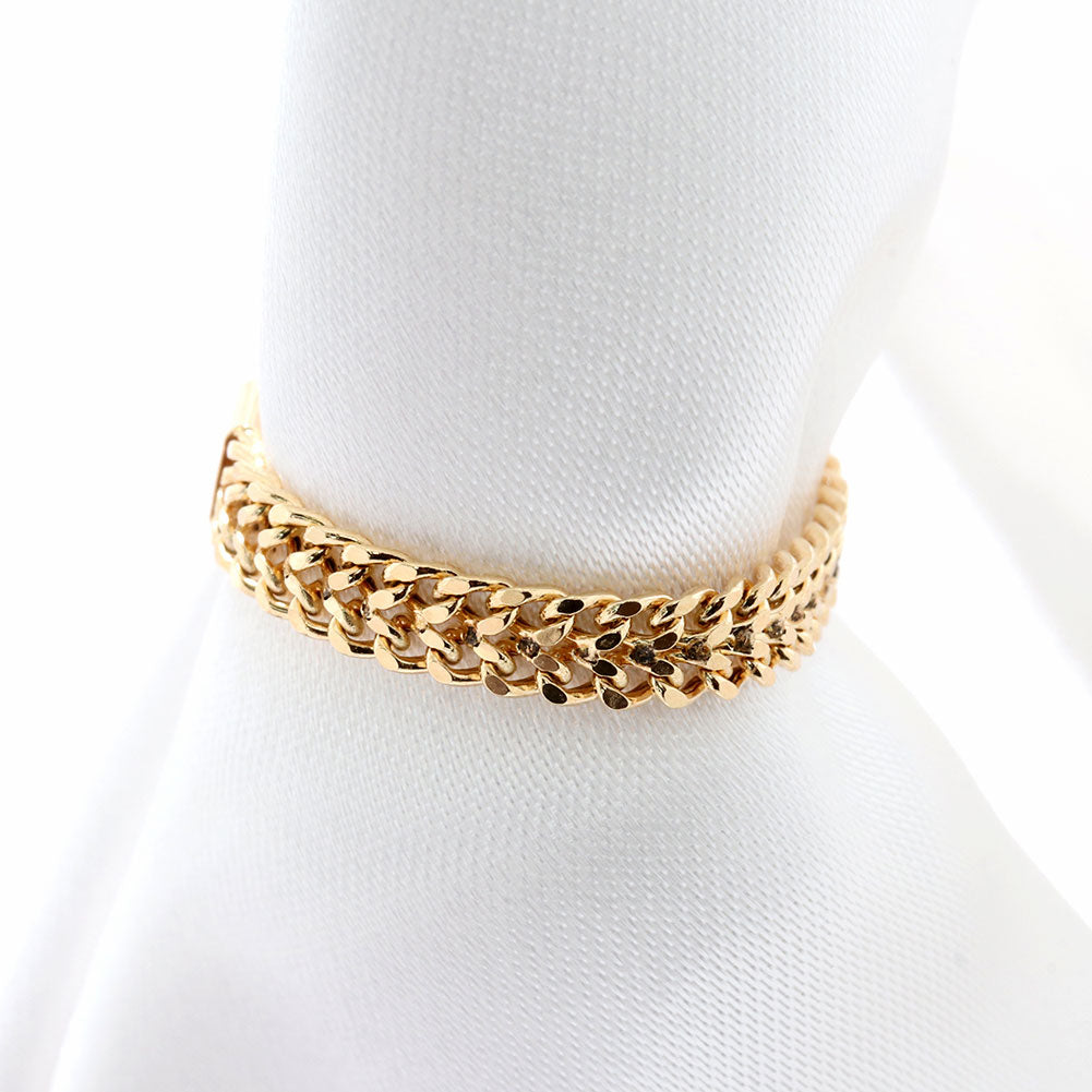 中空 指輪 チェーン K18 ビスマルク 喜平 イエローゴールド レディース メンズ 中空チェーン キヘイ K18YG ユニセックス 上品 シンプル 人気 (品番 kihei-bismarck-h-r-05-k18)