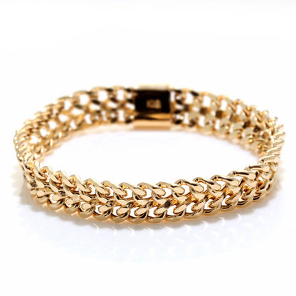 中空 指輪 チェーン K18 ビスマルク 喜平 イエローゴールド レディース メンズ 中空チェーン キヘイ K18YG ユニセックス 上品 シンプル 人気 (品番 kihei-bismarck-h-r-05-k18)