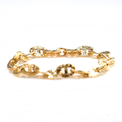 チェーンリング K18YG レディース メンズ ルナ 中空 指輪 K18 イエローゴールド ユニセックス エレガント 人気 キラキラ キレイ エイジレス (品番 luna-h-r-060-k18)