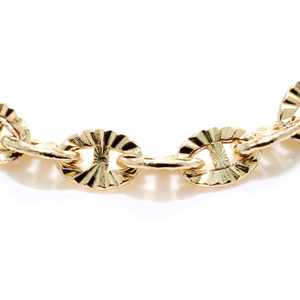 チェーンリング K18YG レディース メンズ ルナ 中空 指輪 K18 イエローゴールド ユニセックス エレガント 人気 キラキラ キレイ エイジレス (品番 luna-h-r-060-k18)