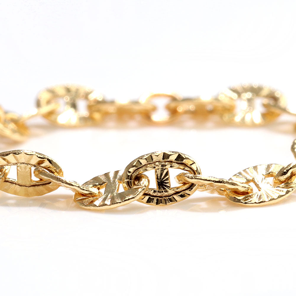 チェーンリング K18YG レディース メンズ ルナ 中空 指輪 K18 イエローゴールド ユニセックス エレガント 人気 キラキラ キレイ エイジレス (品番 luna-h-r-060-k18)