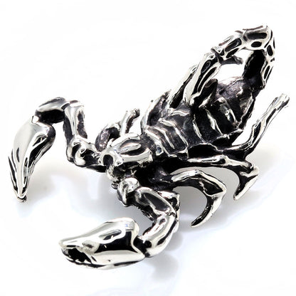 メンズ ペンダントトップ シルバー サソリ 蠍 サソリモチーフ スコーピオン シルバーアクセサリー sv925 ペンダント 男性 いかつめ ごつい (品番 m-0128)