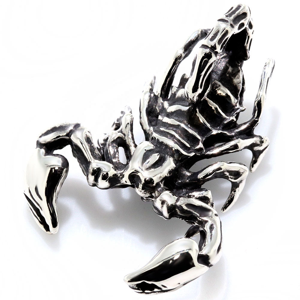 メンズ ペンダントトップ シルバー サソリ 蠍 サソリモチーフ スコーピオン シルバーアクセサリー sv925 ペンダント 男性 いかつめ ごつい (品番 m-0128)
