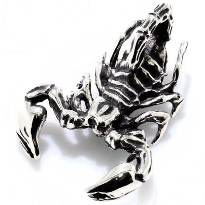 メンズ ペンダントトップ シルバー サソリ 蠍 サソリモチーフ スコーピオン シルバーアクセサリー sv925 ペンダント 男性 いかつめ ごつい (品番 m-0128)