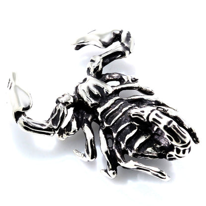 メンズ ペンダントトップ シルバー サソリ 蠍 サソリモチーフ スコーピオン シルバーアクセサリー sv925 ペンダント 男性 いかつめ ごつい (品番 m-0128)