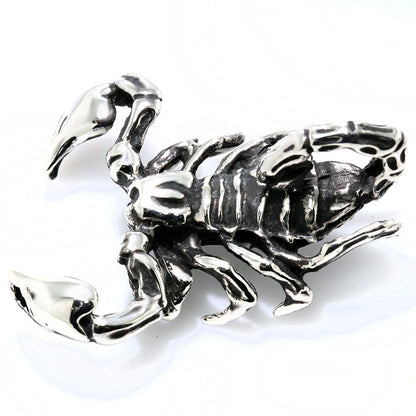 メンズ ペンダントトップ シルバー サソリ 蠍 サソリモチーフ スコーピオン シルバーアクセサリー sv925 ペンダント 男性 いかつめ ごつい (品番 m-0128)