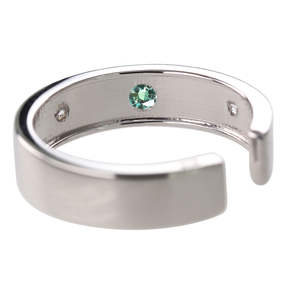 アレキサンドライト イヤーカフ 片耳 彫金 希少石 ノンホールピアス ユニセックス K18 K10 Pt900 彫り フープ 彼女 彼氏 夫婦 記念日 ペア お揃い (品番 me-0063-d-alex)