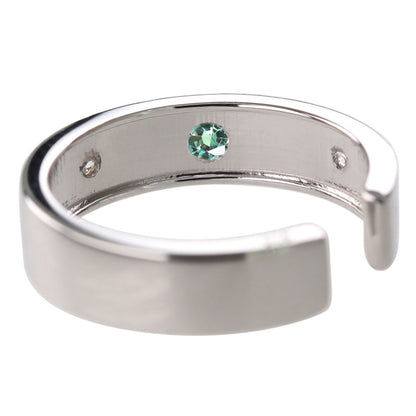 アレキサンドライト イヤーカフ 片耳 彫金 希少石 ノンホールピアス ユニセックス K18 K10 Pt900 彫り フープ 彼女 彼氏 夫婦 記念日 ペア お揃い (品番 me-0063-d-alex)