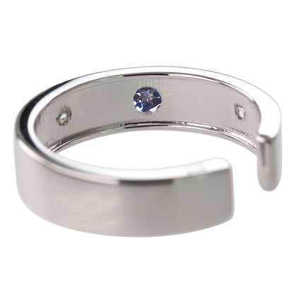 ベニトアイト イヤーカフ 片耳 彫金 希少石 ノンホールピアス ユニセックス K18 K10 Pt900 彫り フープ 彼女 彼氏 夫婦 記念日 ペア お揃い  (品番 me-0063-d-beni)