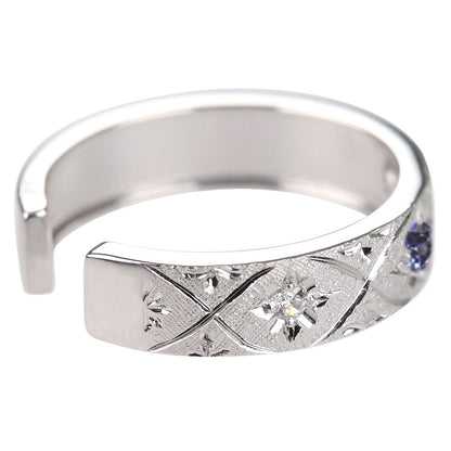 ベニトアイト イヤーカフ 片耳 彫金 希少石 ノンホールピアス ユニセックス K18 K10 Pt900 彫り フープ 彼女 彼氏 夫婦 記念日 ペア お揃い  (品番 me-0063-d-beni)