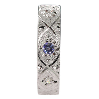 ベニトアイト イヤーカフ 片耳 彫金 希少石 ノンホールピアス ユニセックス K18 K10 Pt900 彫り フープ 彼女 彼氏 夫婦 記念日 ペア お揃い  (品番 me-0063-d-beni)