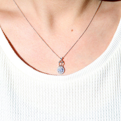 アンティークネックレス レディース ペンダント 選べる誕生石 18金 プラチナ 10金 ゴージャス 取り巻き カットボールチェーン 優雅 エレガント (品番 mh-0171)