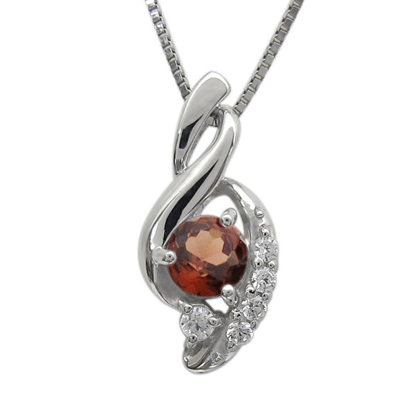 ペンダント レディース シルバー925 選べる誕生石 レディースネックレス ツイスト 10金 18金 プラチナ 天然石 華やか 大人 女性 エレガント (品番 mh-0227)
