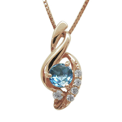 ペンダント レディース シルバー925 選べる誕生石 レディースネックレス ツイスト 10金 18金 プラチナ 天然石 華やか 大人 女性 エレガント (品番 mh-0227)