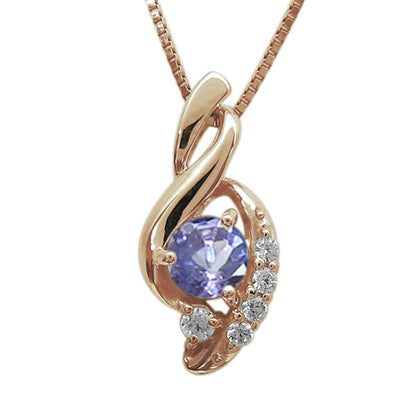 ペンダント レディース シルバー925 選べる誕生石 レディースネックレス ツイスト 10金 18金 プラチナ 天然石 華やか 大人 女性 エレガント (品番 mh-0227)