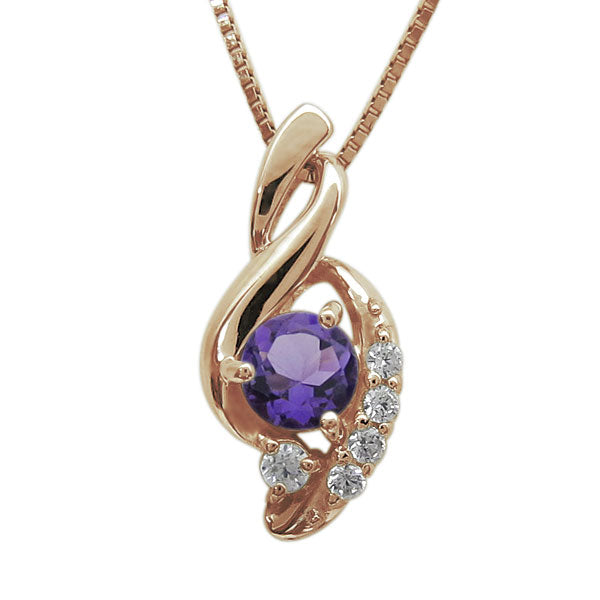 ペンダント レディース シルバー925 選べる誕生石 レディースネックレス ツイスト 10金 18金 プラチナ 天然石 華やか 大人 女性 エレガント (品番 mh-0227)