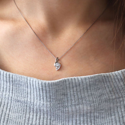 ペンダント レディース シルバー925 選べる誕生石 レディースネックレス ツイスト 10金 18金 プラチナ 天然石 華やか 大人 女性 エレガント (品番 mh-0227)