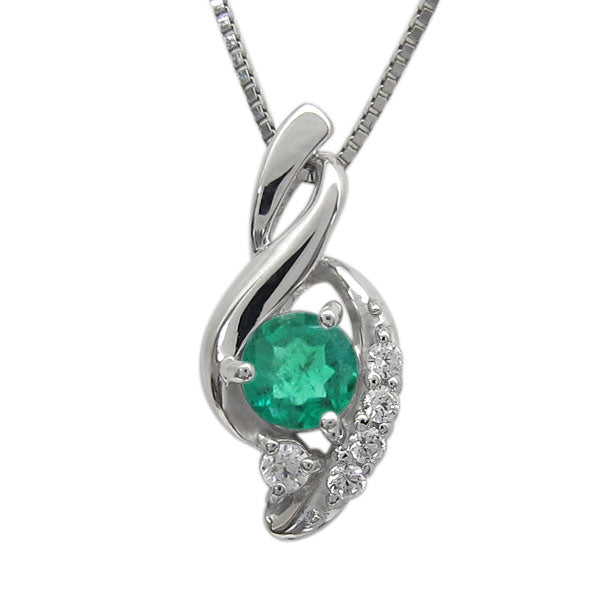 ペンダント レディース シルバー925 選べる誕生石 レディースネックレス ツイスト 10金 18金 プラチナ 天然石 華やか 大人 女性 エレガント (品番 mh-0227)