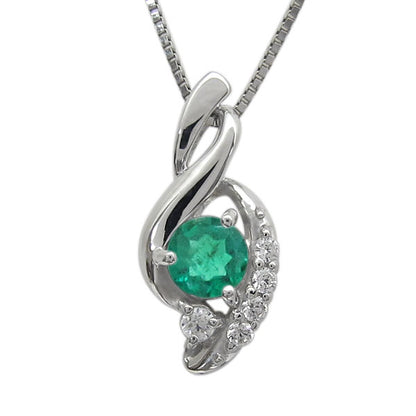 ペンダント レディース シルバー925 選べる誕生石 レディースネックレス ツイスト 10金 18金 プラチナ 天然石 華やか 大人 女性 エレガント (品番 mh-0227)