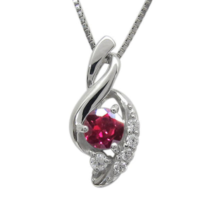 ペンダント レディース シルバー925 選べる誕生石 レディースネックレス ツイスト 10金 18金 プラチナ 天然石 華やか 大人 女性 エレガント (品番 mh-0227)