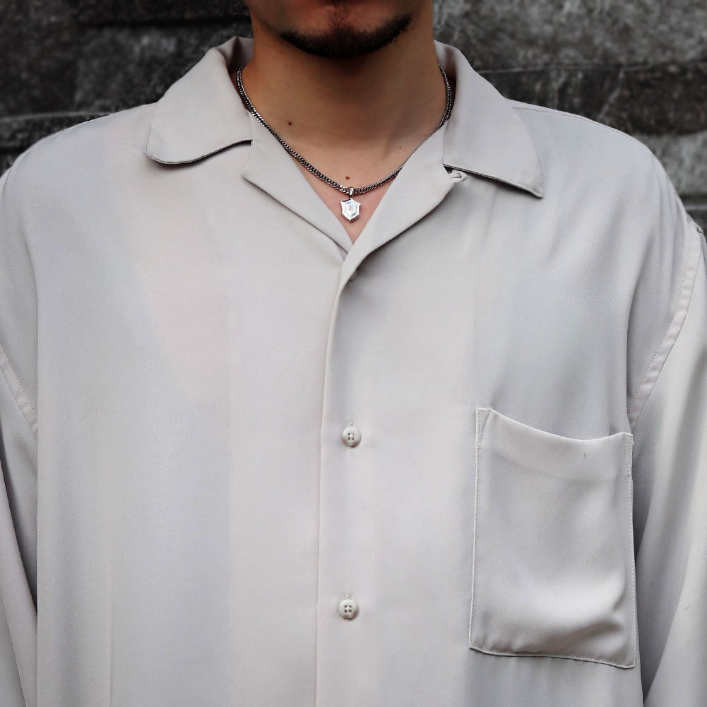 ネックレス イニシャル メンズ 喜平チェーン シールド 盾 ペンダント 選べる誕生石 SV925 K10 K18 Pt900 男性 大人 選べる アルファベット 刻印 (品番 mh-0333)