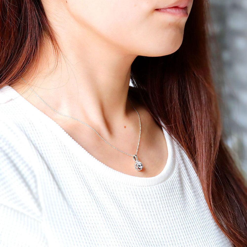 ペンダントトップ 一粒 レディース プラチナ 大粒 王冠 18金 10金 シルバー ペンダント空枠 6×8mm 上品 華やか クラウン ルース カスタム (品番 mh-0358-kw)