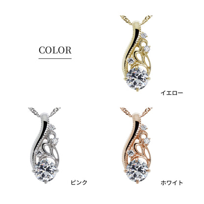 アラベスク レディース ネックレス 選べる誕生石 リーフ ペンダントPt900 K18 K10 SV925 ミル調 繊細 唐草 オフィス カジュアル 普段使い オシャレ (品番 mh-0427)