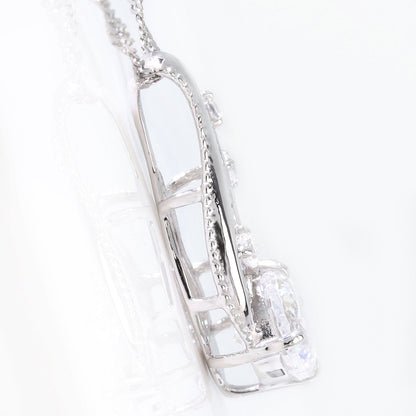 レディース ダイヤモンド ネックレス 0.5ct 鑑定書付き アラベスク 18金 プラチナ リーフ ミル調 華やか 高級 上品 誕生日 記念日 特別なジュエリー (品番 mh-0427-4-cgl)